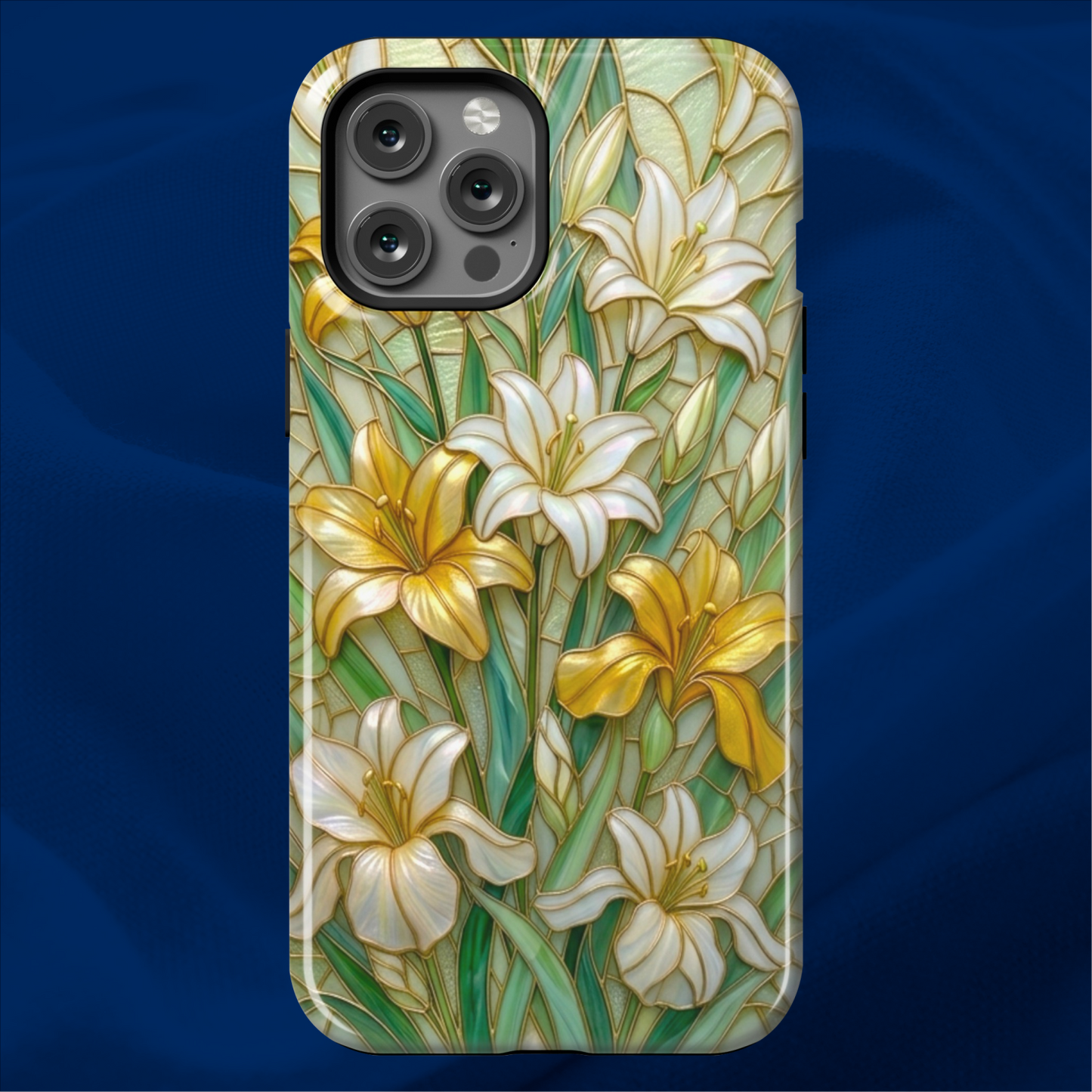 Stained Glass Lily Floral