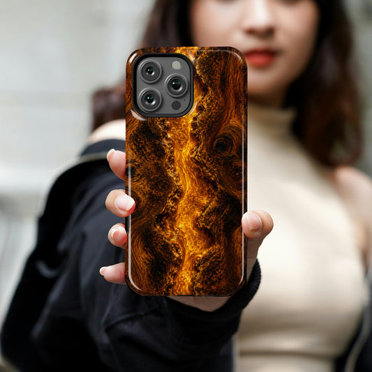 Dark Walnut Burl Gold River
