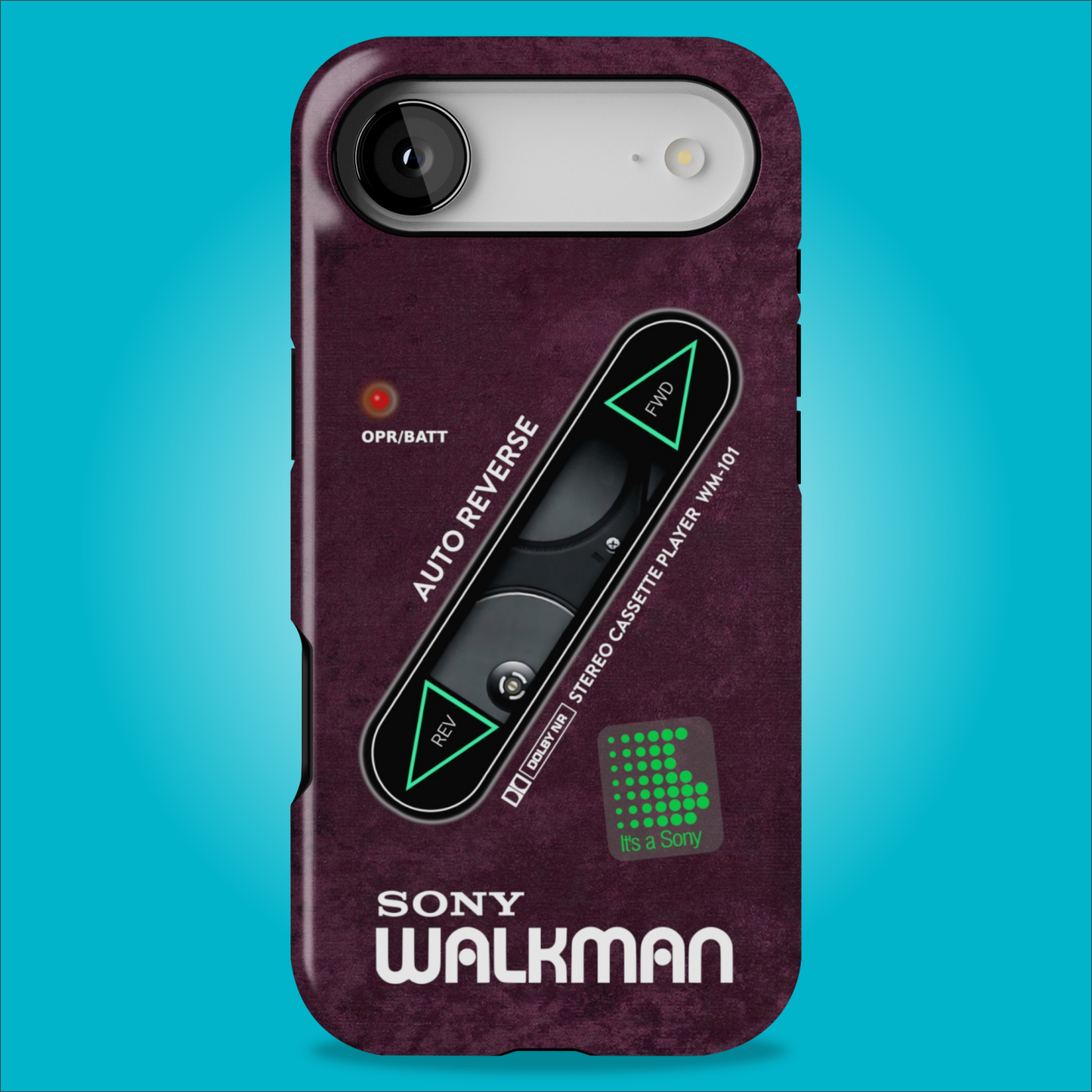 Sony Walkman Purple Textured WM-101