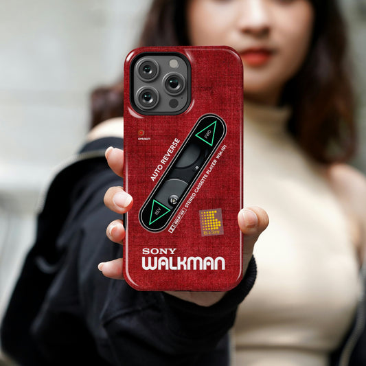 Sony Walkman Red Textured WM-101