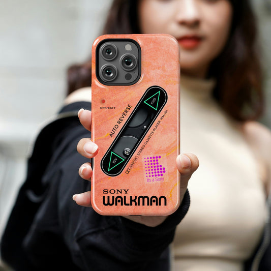 Sony Walkman Peach Textured WM-101