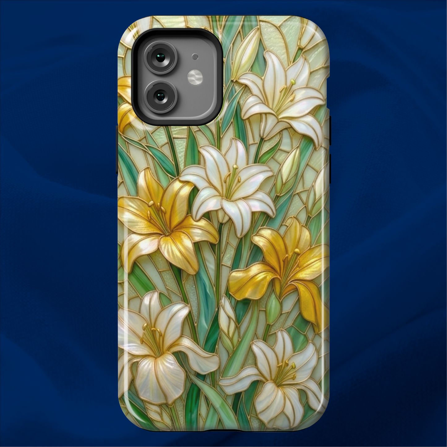 Stained Glass Lily Floral