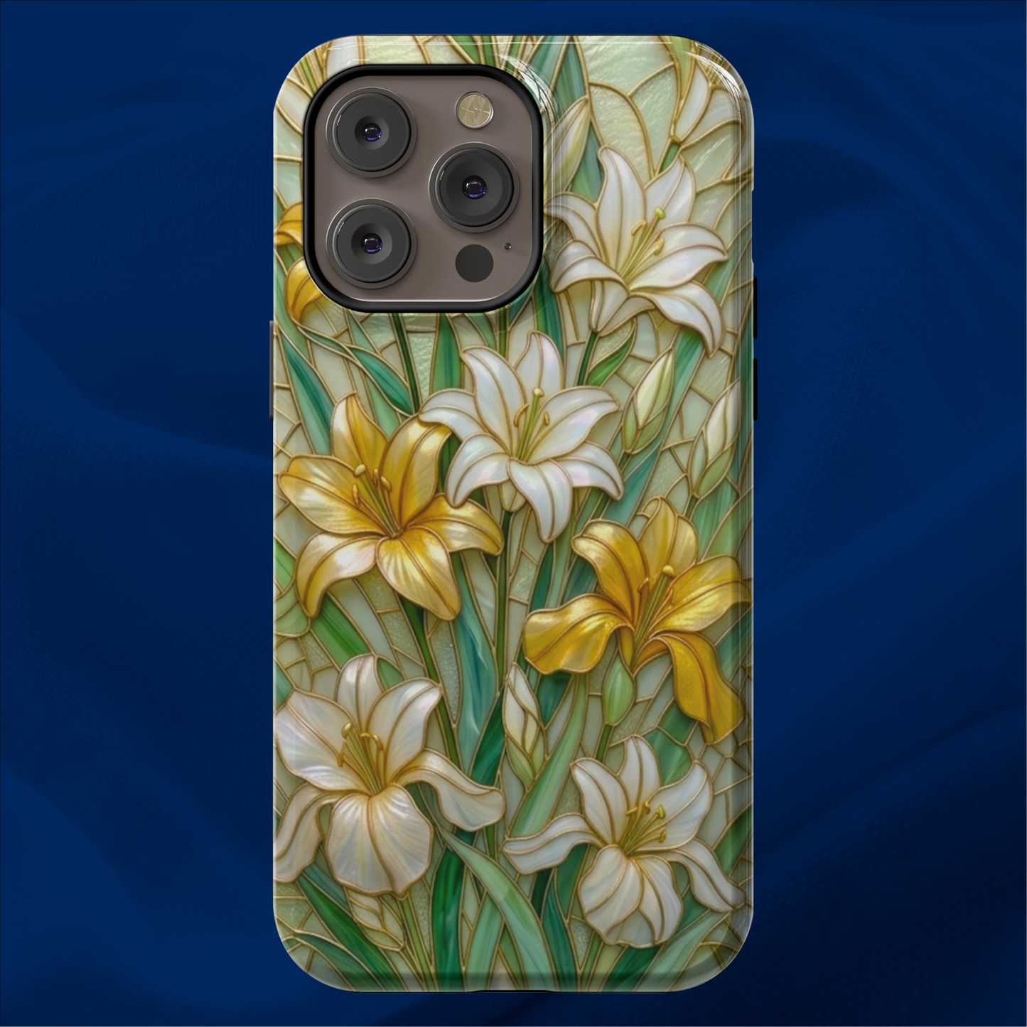 Stained Glass Lily Floral