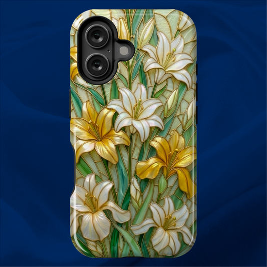 Stained Glass Lily Floral