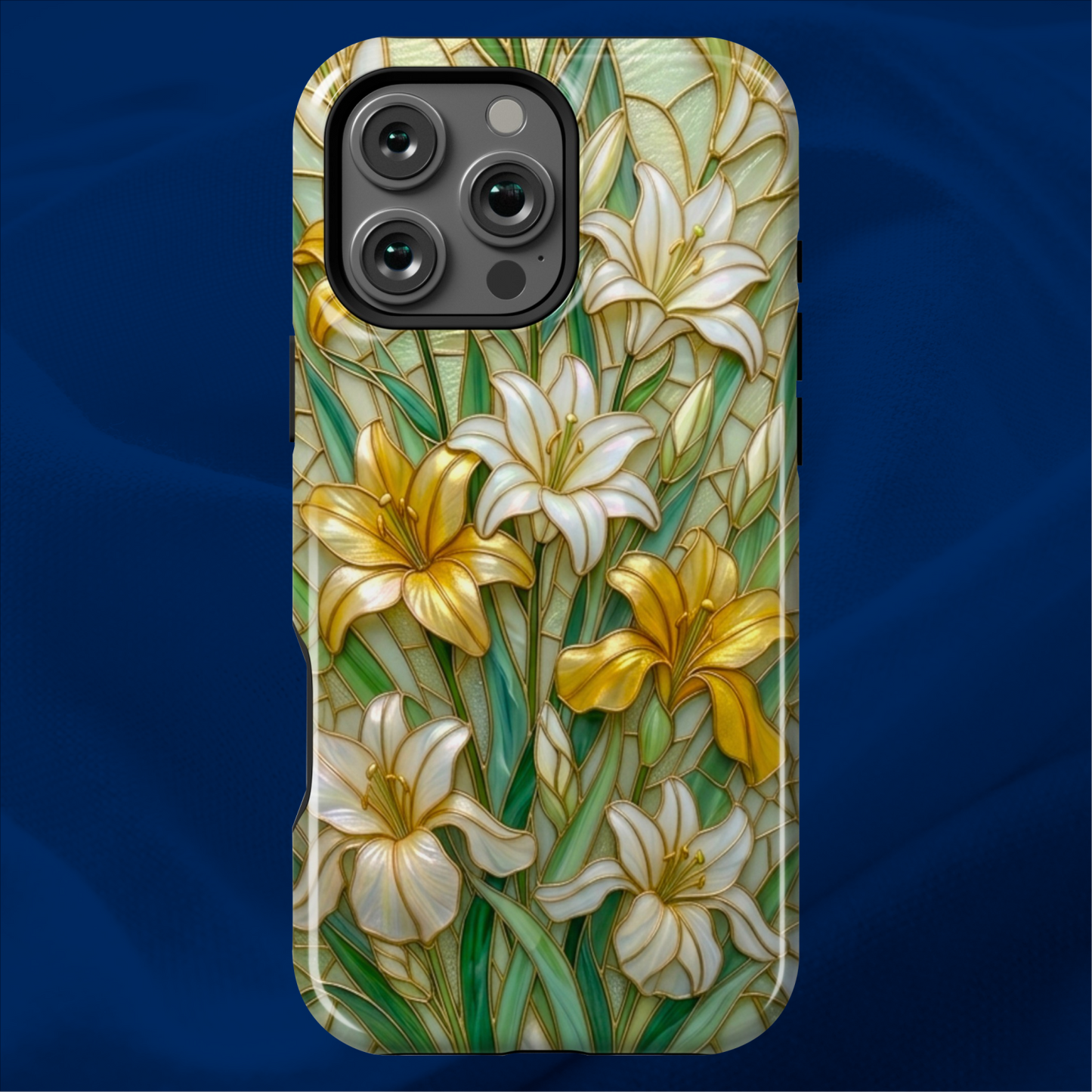 Stained Glass Lily Floral