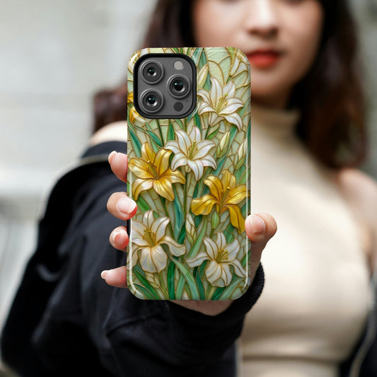 Stained Glass Lily Floral