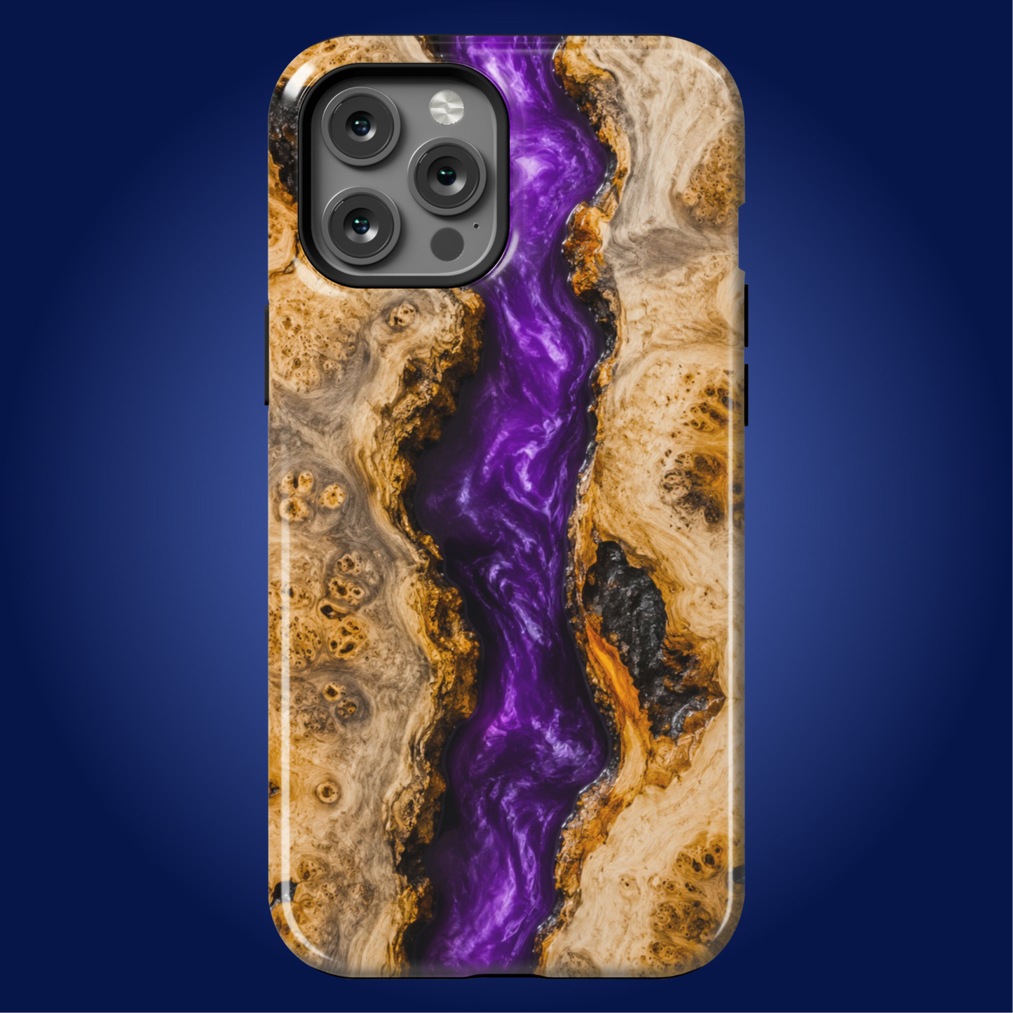 Buckeye Burl Purple River