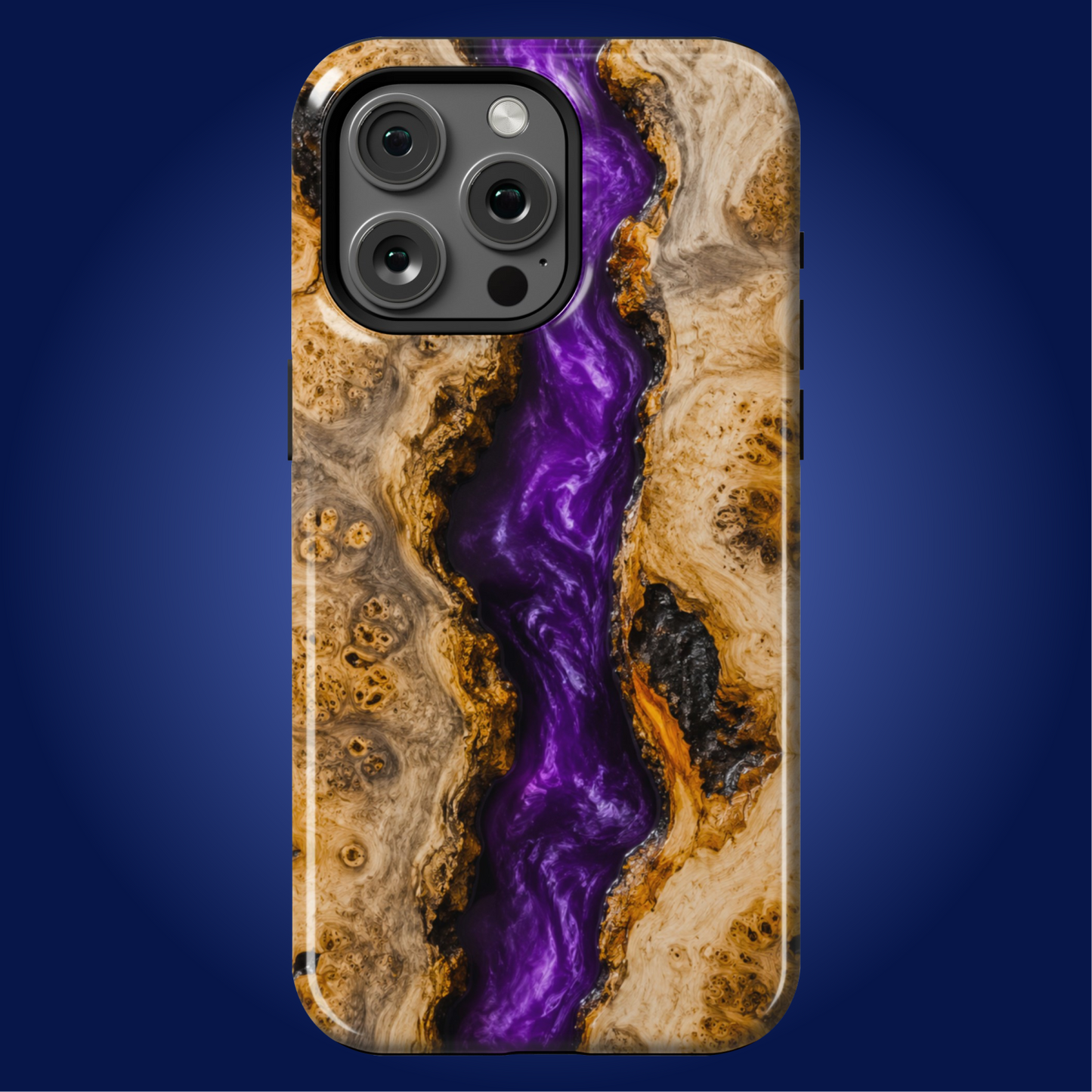 Buckeye Burl Purple River