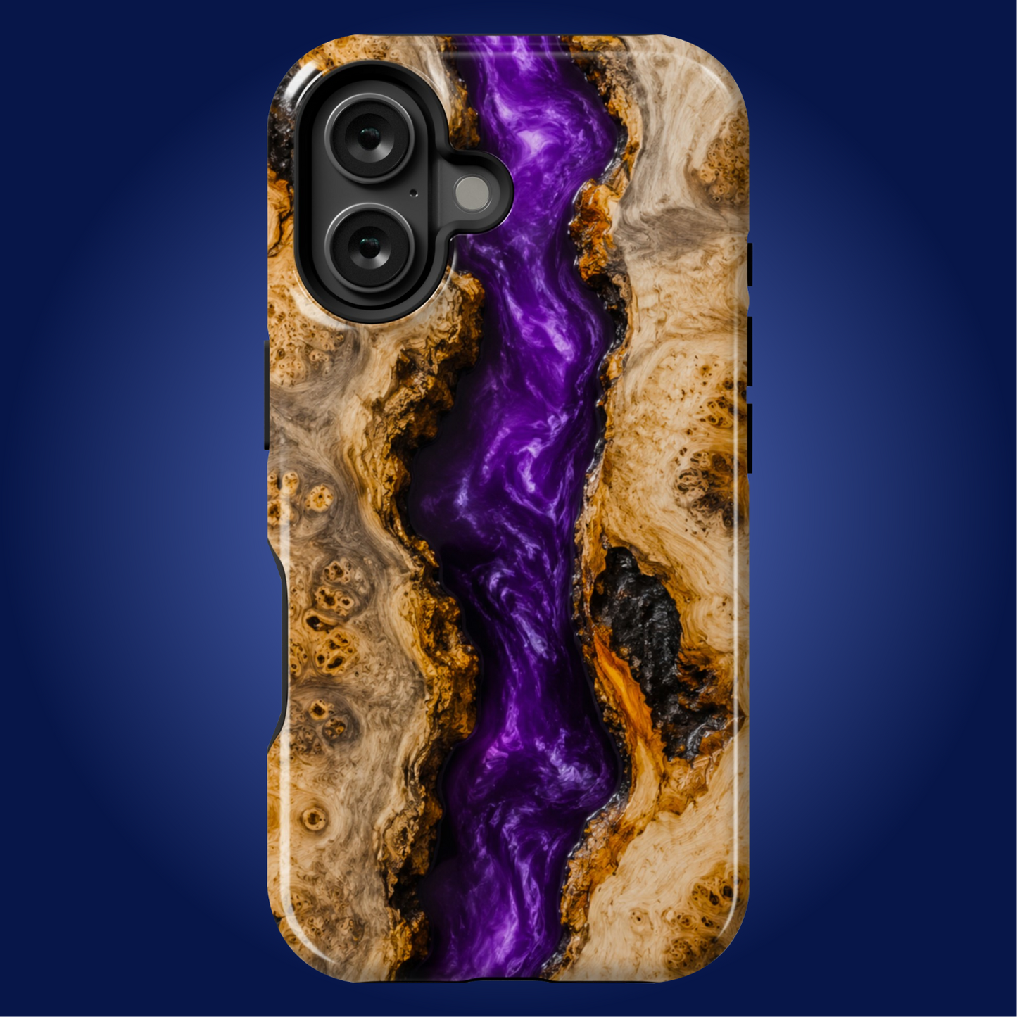 Buckeye Burl Purple River