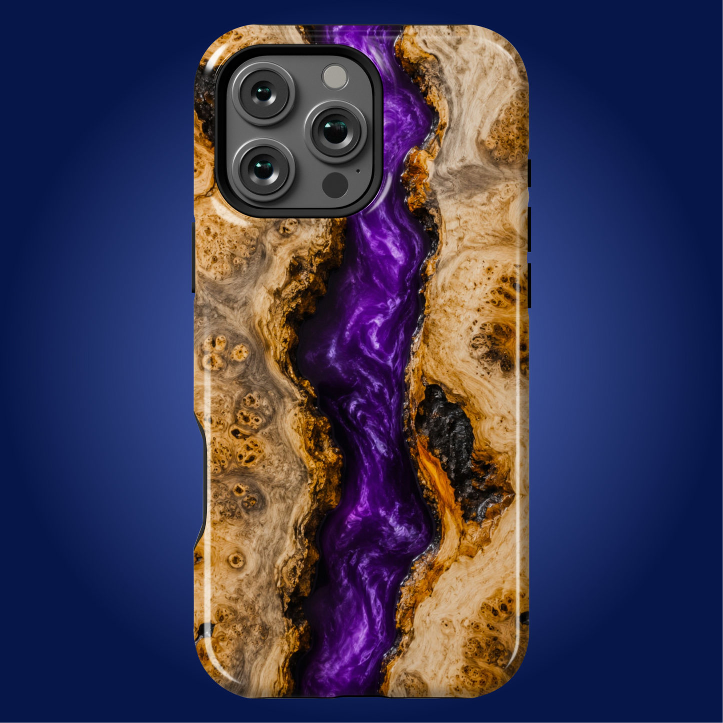 Buckeye Burl Purple River