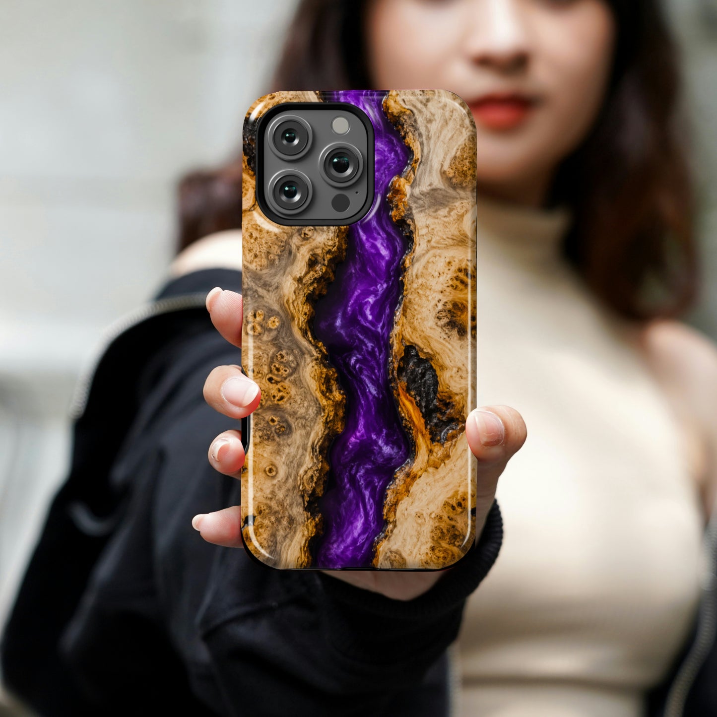 Buckeye Burl Purple River