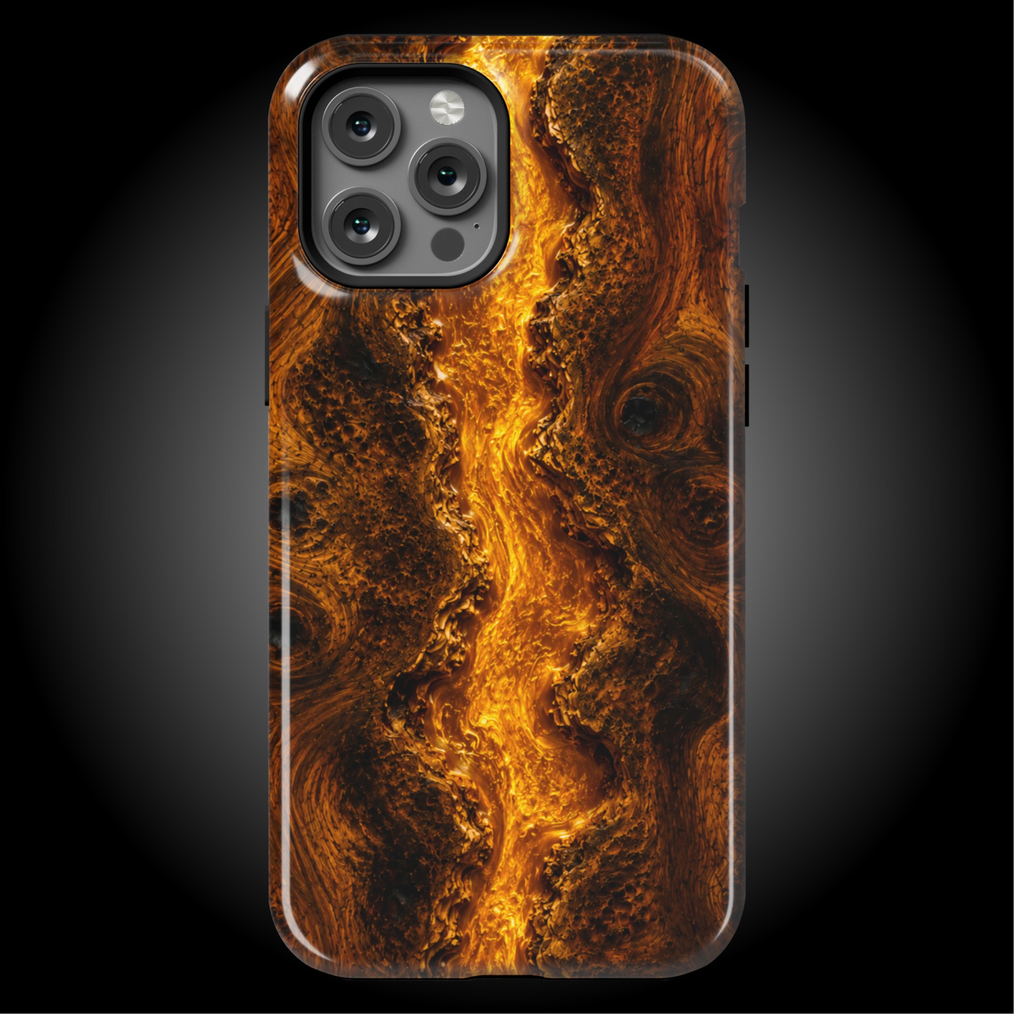 Dark Walnut Burl Gold River