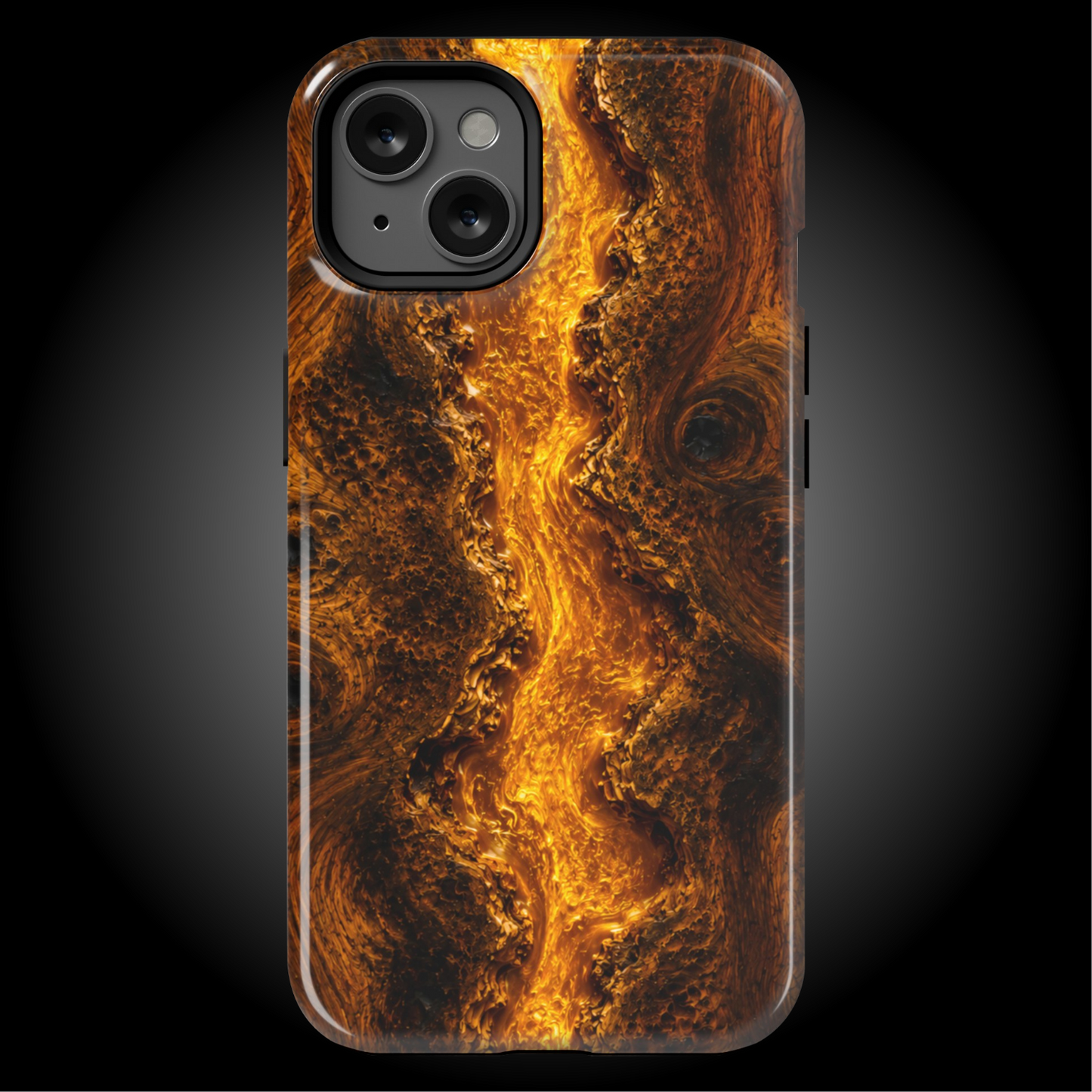 Dark Walnut Burl Gold River