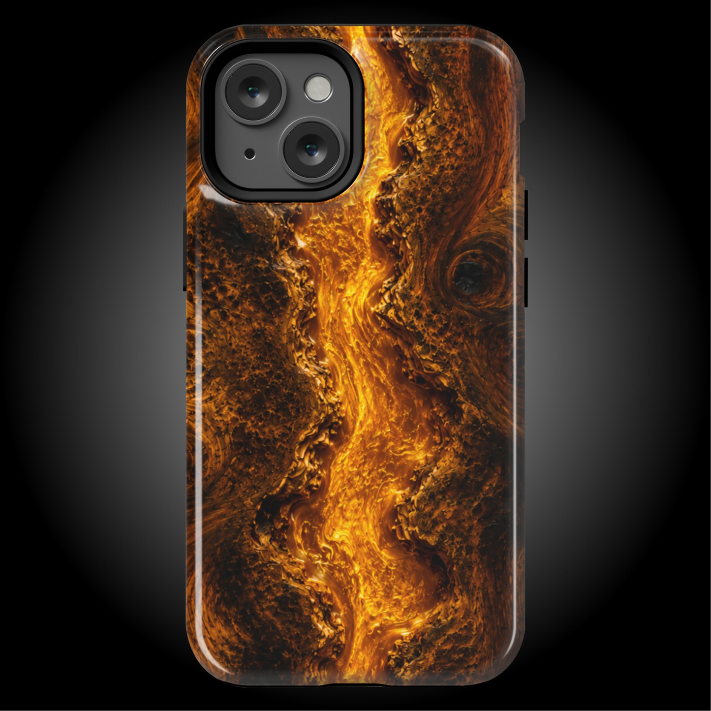 Dark Walnut Burl Gold River