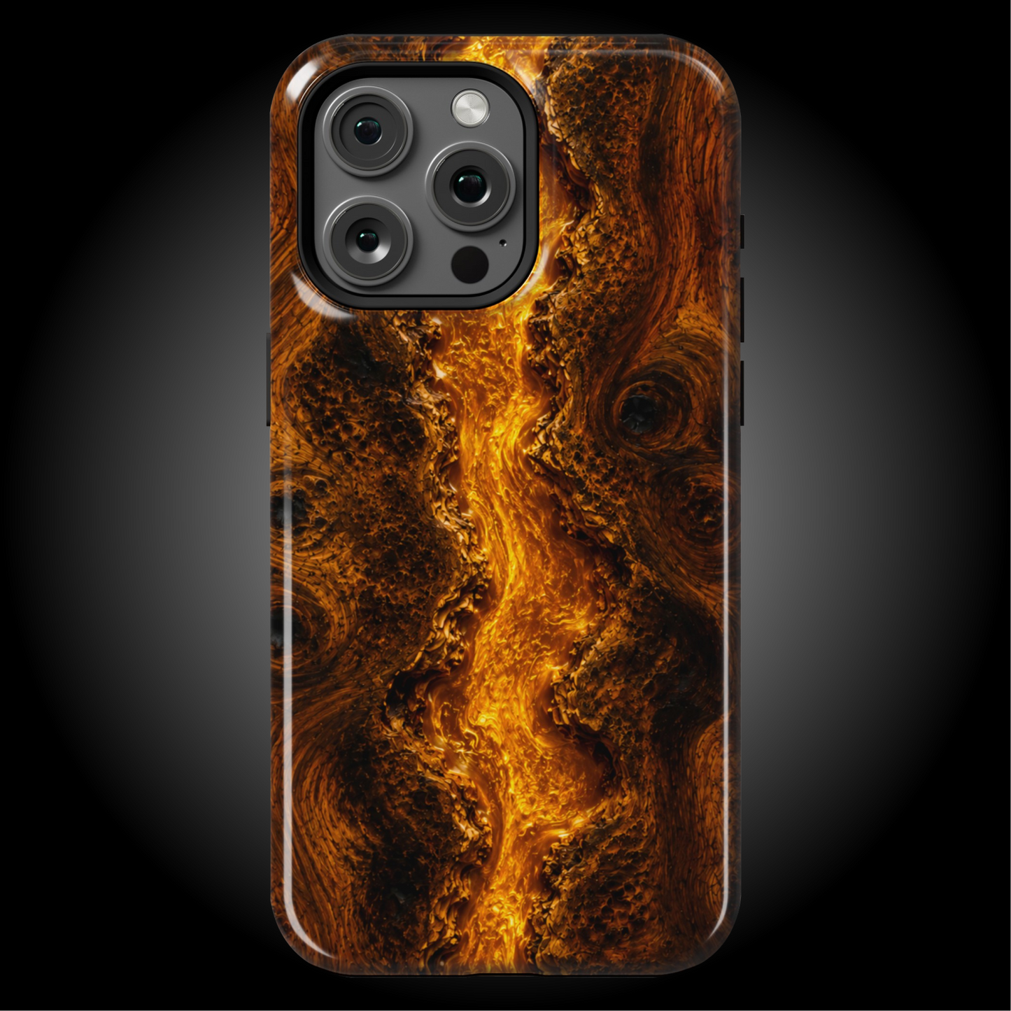 Dark Walnut Burl Gold River