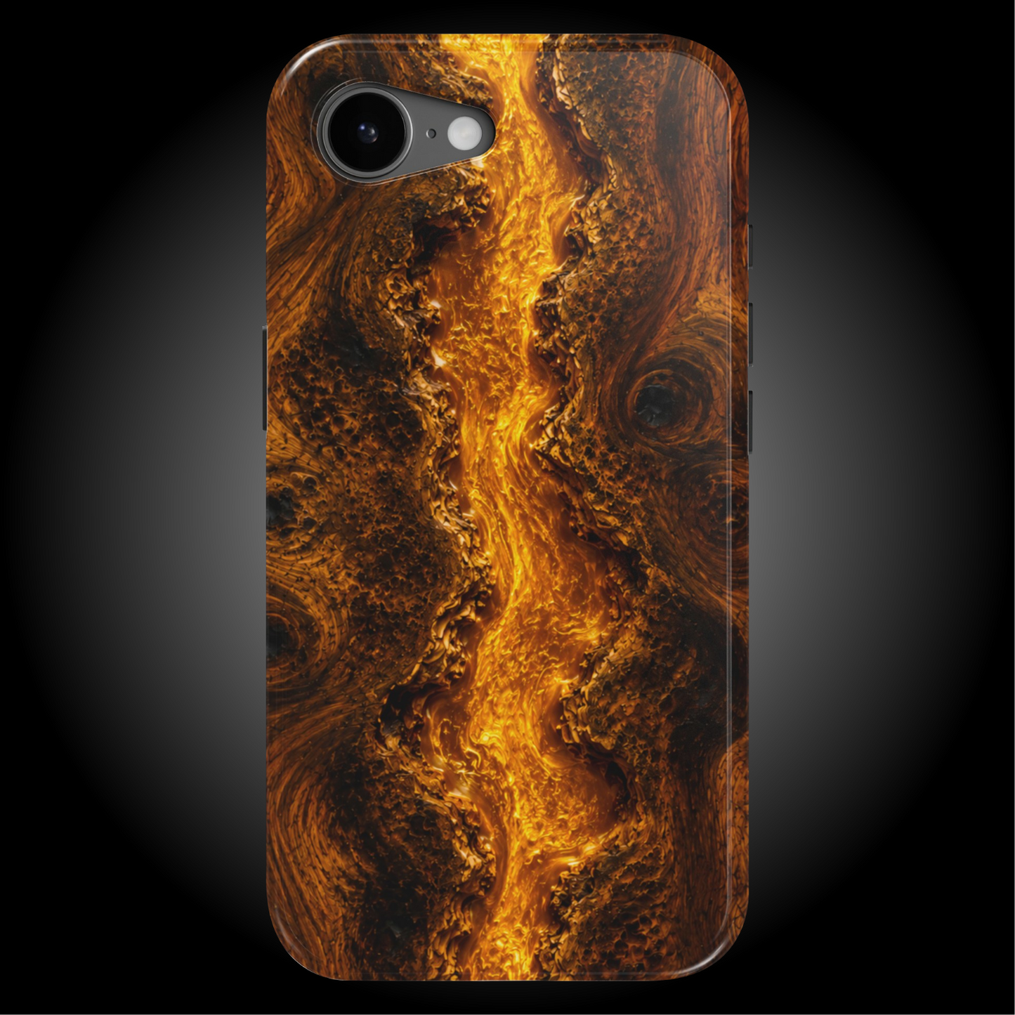 Dark Walnut Burl Gold River