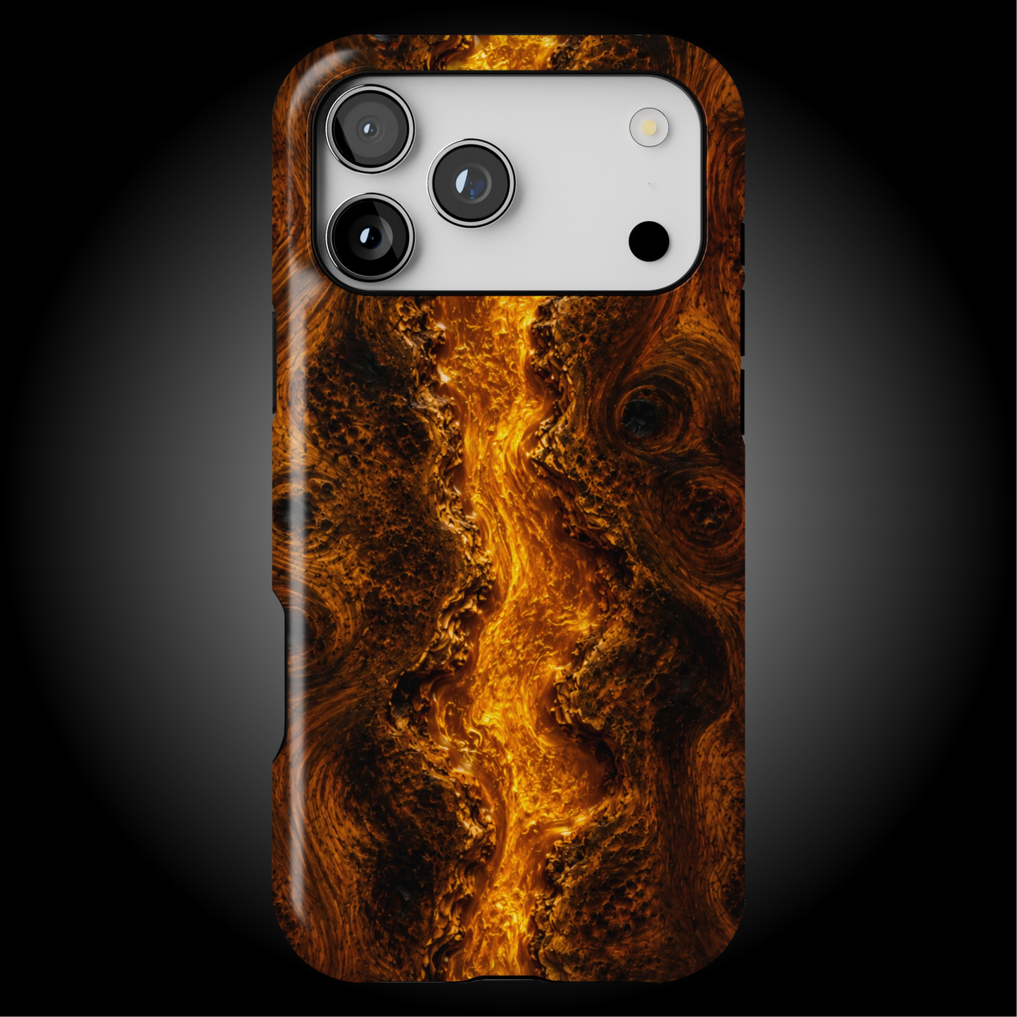 Dark Walnut Burl Gold River
