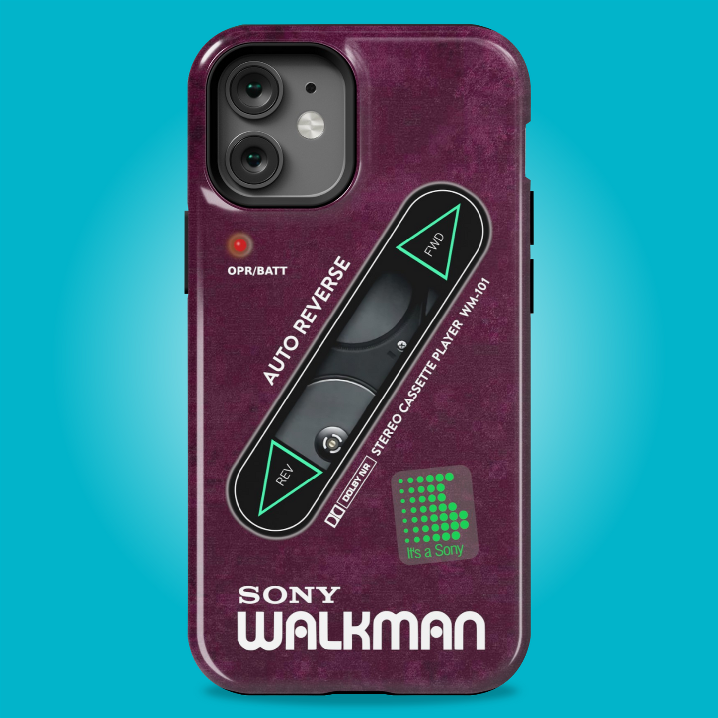 Sony Walkman Purple Textured WM-101