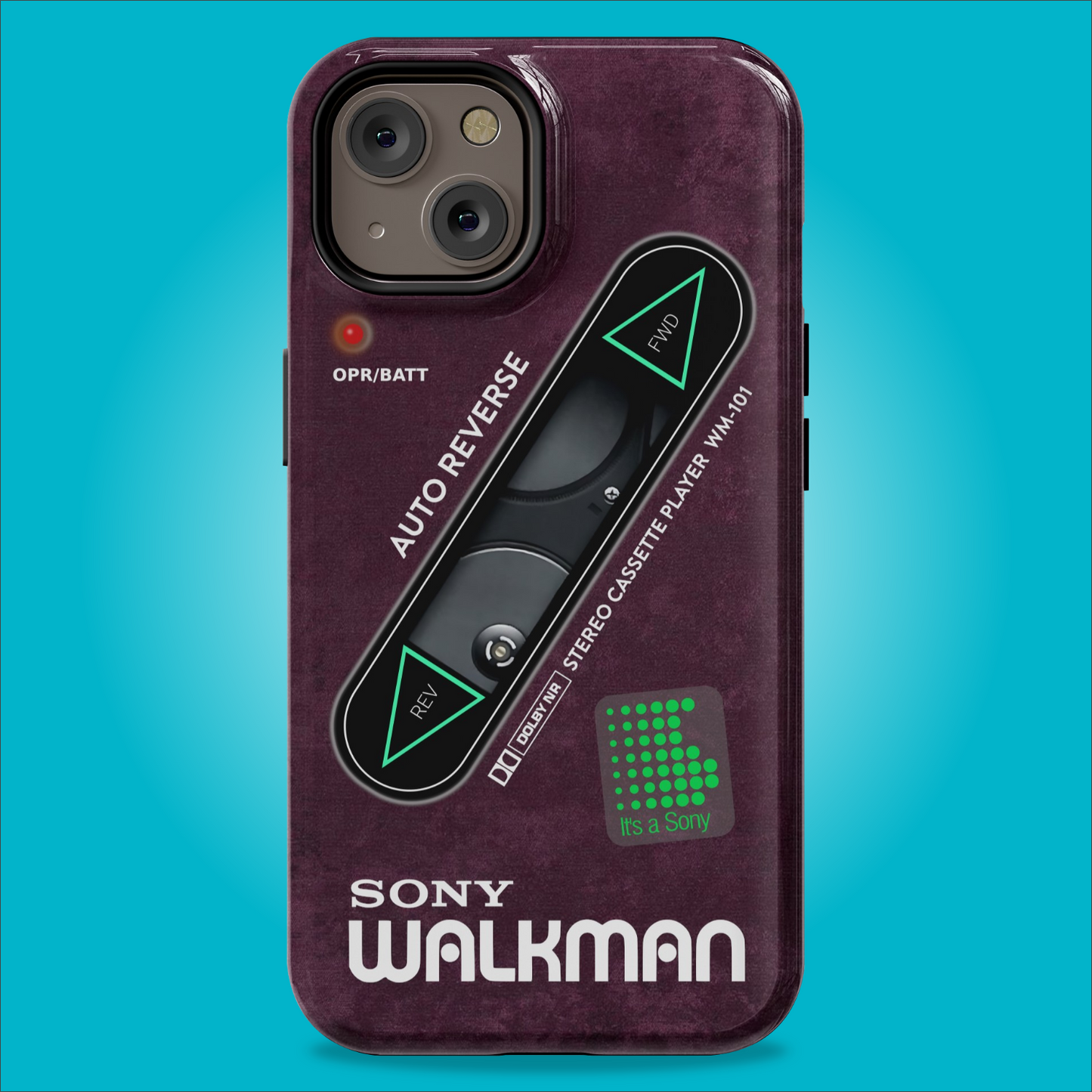 Sony Walkman Purple Textured WM-101