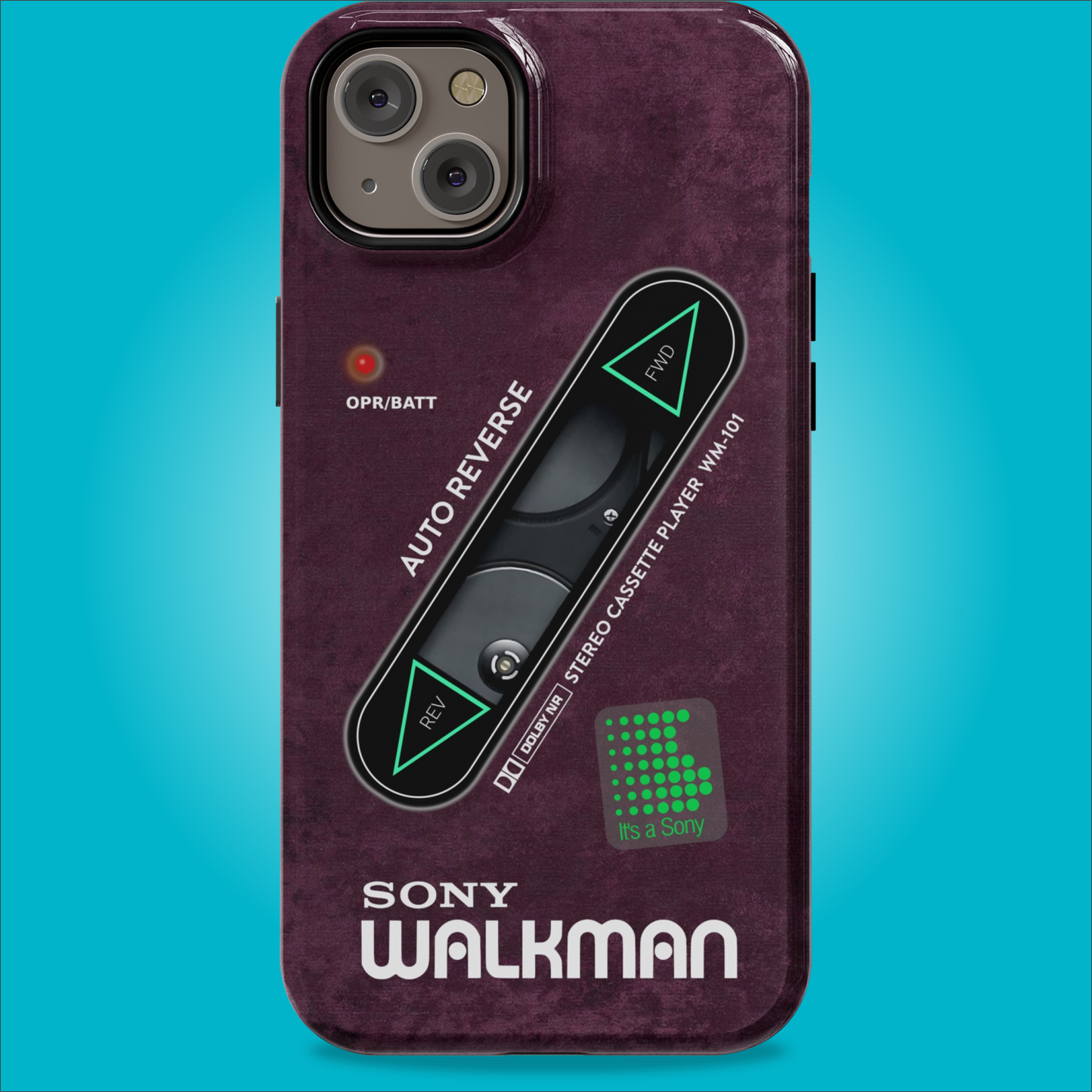 Sony Walkman Purple Textured WM-101