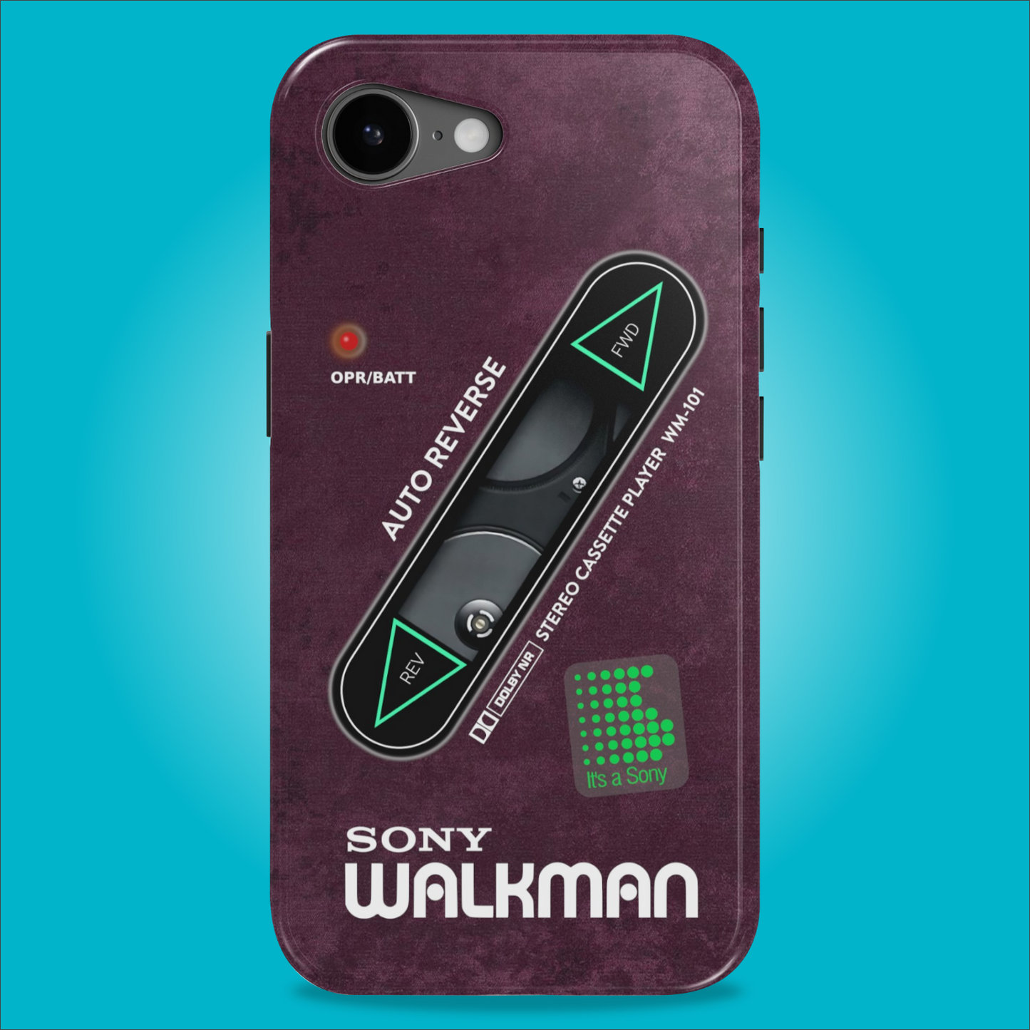 Sony Walkman Purple Textured WM-101