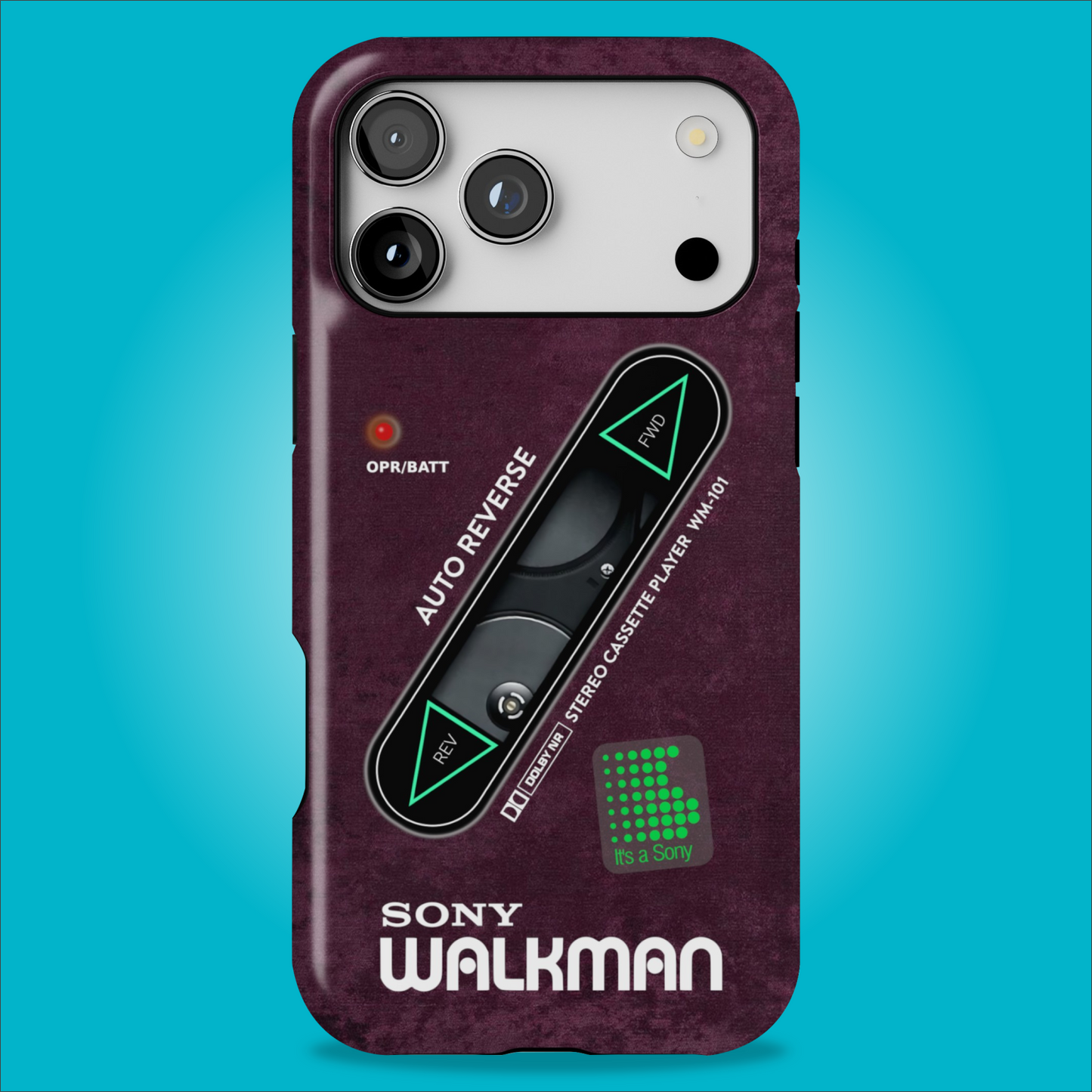 Sony Walkman Purple Textured WM-101