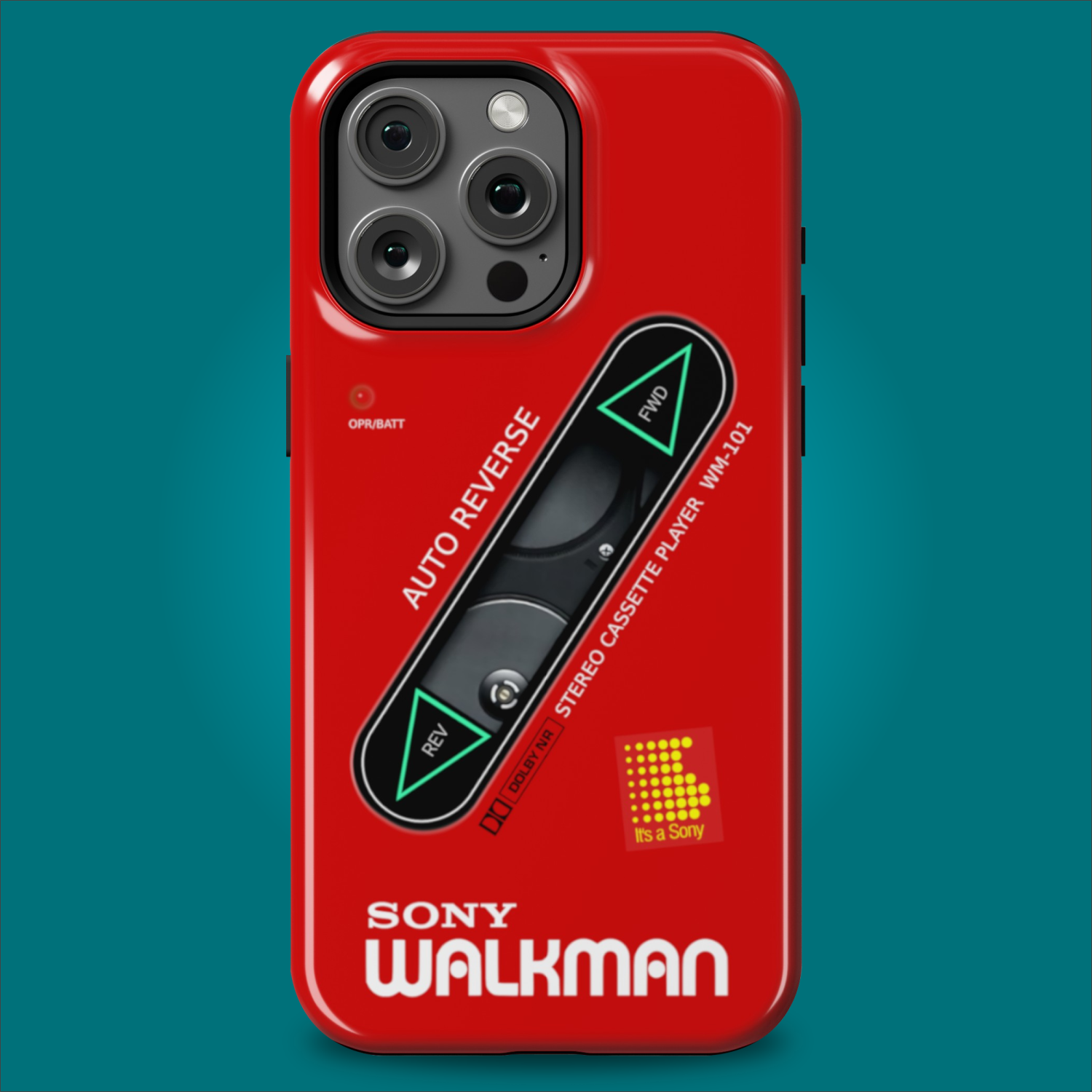 SONY WALKMAN WM-101 カセットプレーヤー レッド Sony Walkman Red WM-101 – leiber+swan