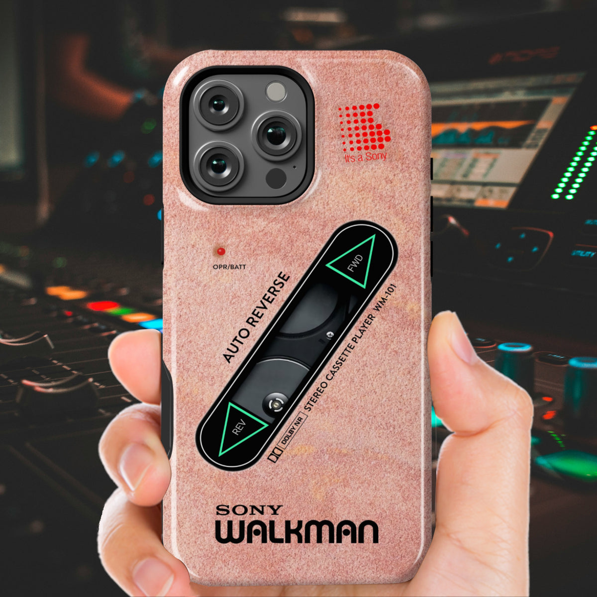 Sony Walkman Peach Textured WM-101