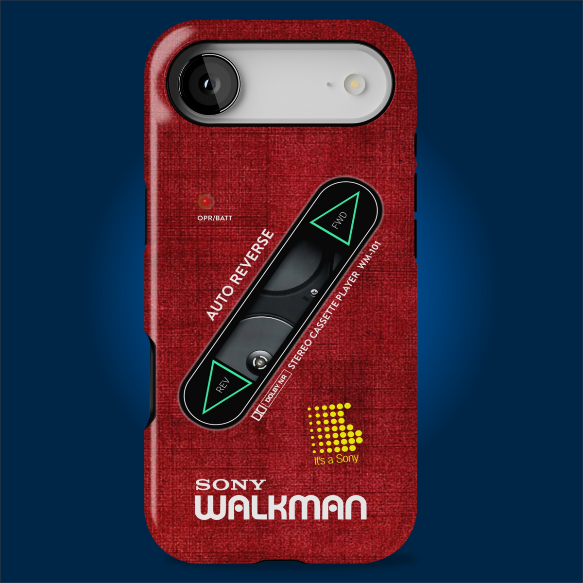 Sony Walkman Red Textured WM-101
